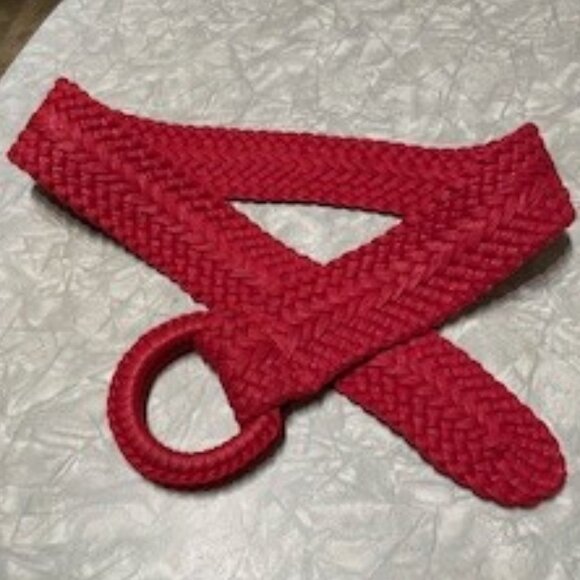 COSTA BLANCA 100% Cotton Red Belt - Small - Picture 4 of 4